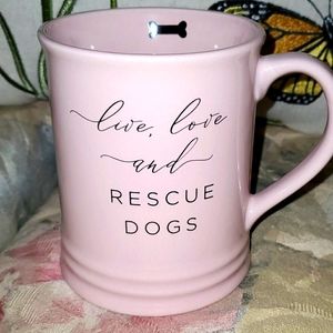Pink coffee mug